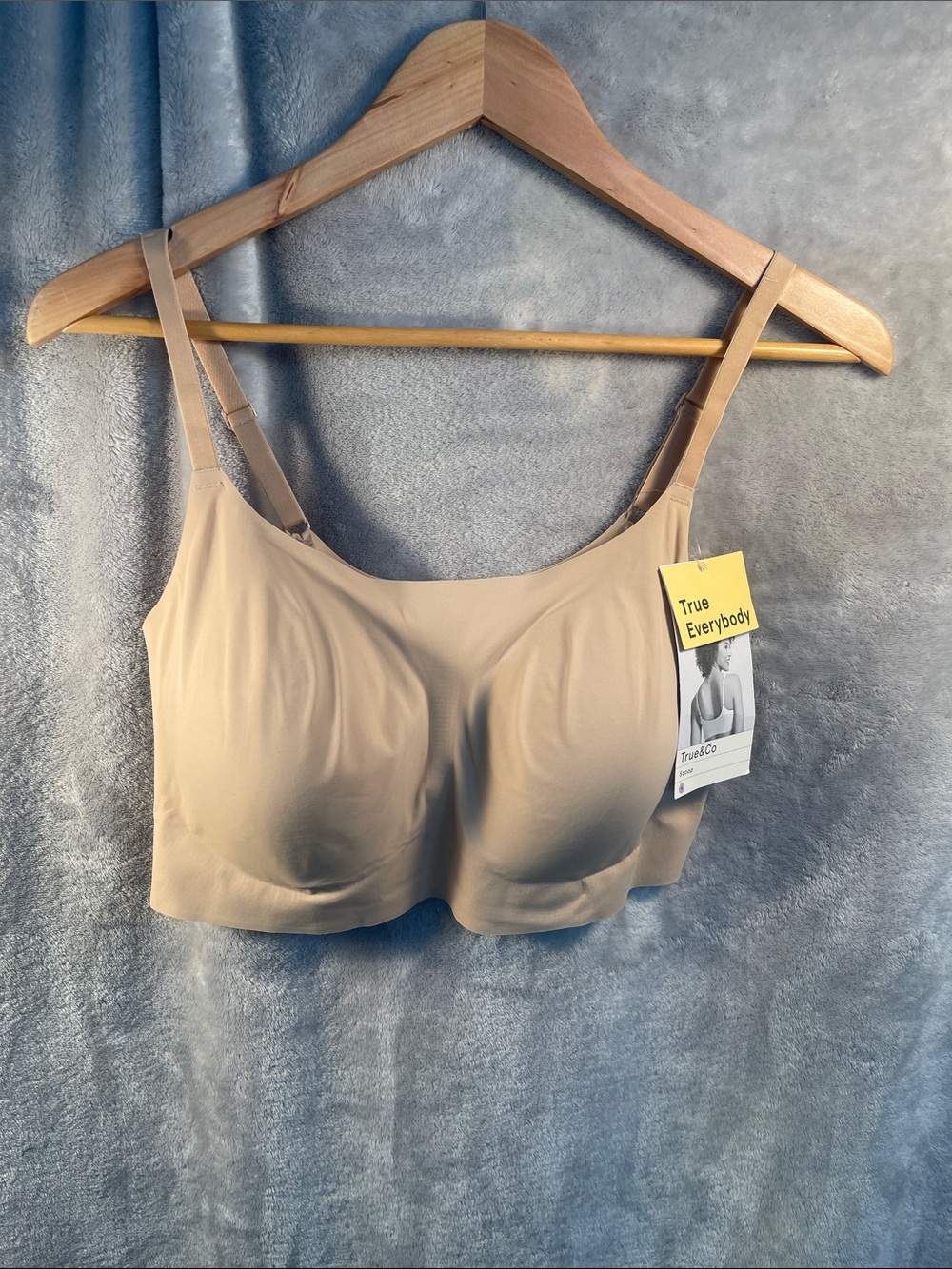 True & Co. Nude Wireless Seamless Comfort Bra